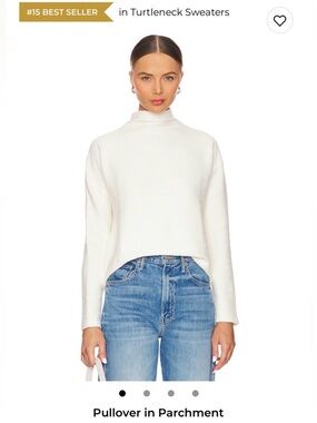 NWT Bobi Pullover Turtleneck in Parchment- still n stores